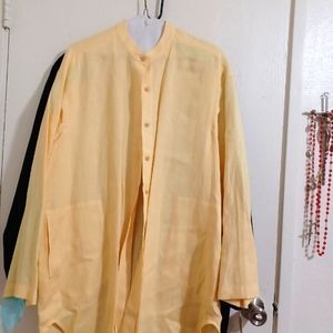 2pc linen pant suit. Fully lined pants,size16.